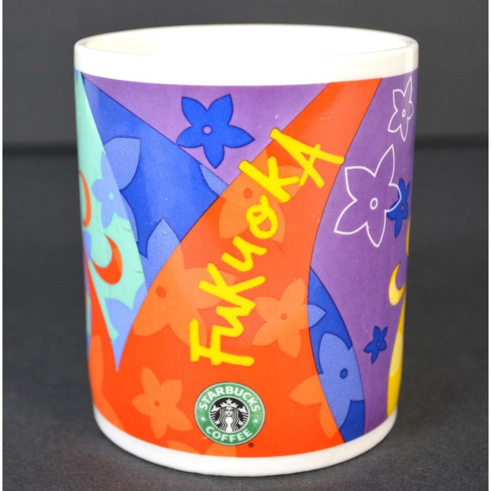 Vintage Starbucks Coffee Company 2000 Fukuoka Coffee Mug‎ Cup